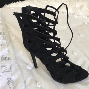 Lace up heels
